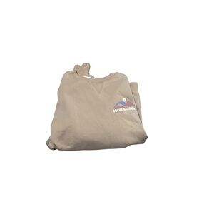 Eddie Bauer Tan Crewneck Sweatshirt with Mountain Logo